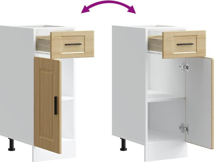 Actual product image vidaXL Küchenunterschrank (30 x 46 x 81.50 cm)