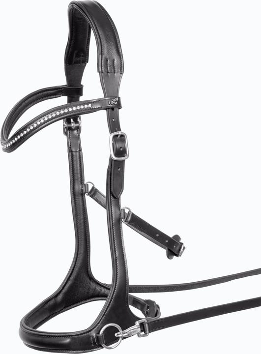 Actual product image Usg Bitless snaffle Trust with noseband curved browband strap reins