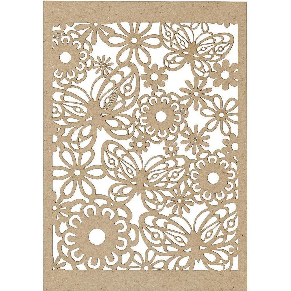 Thumbnail - Creativ Company, Bastelpapier, Spitzenpapier Natur (200 g/m², 10 x)