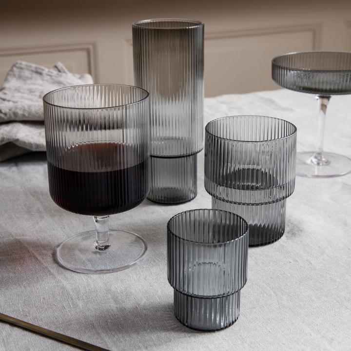 Actual product image Ferm Living Ripple (27 cl, 2 Glasses, White wine glasses, Red wine glasses)