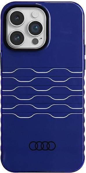 Audi IML MagSafe Case iPhone 14 Pro Max 6.7" niebieski/navy blue hardcase AU-IMLMIP14PM-A6/D3-BE (Apple iPhone 14 Pro Max)