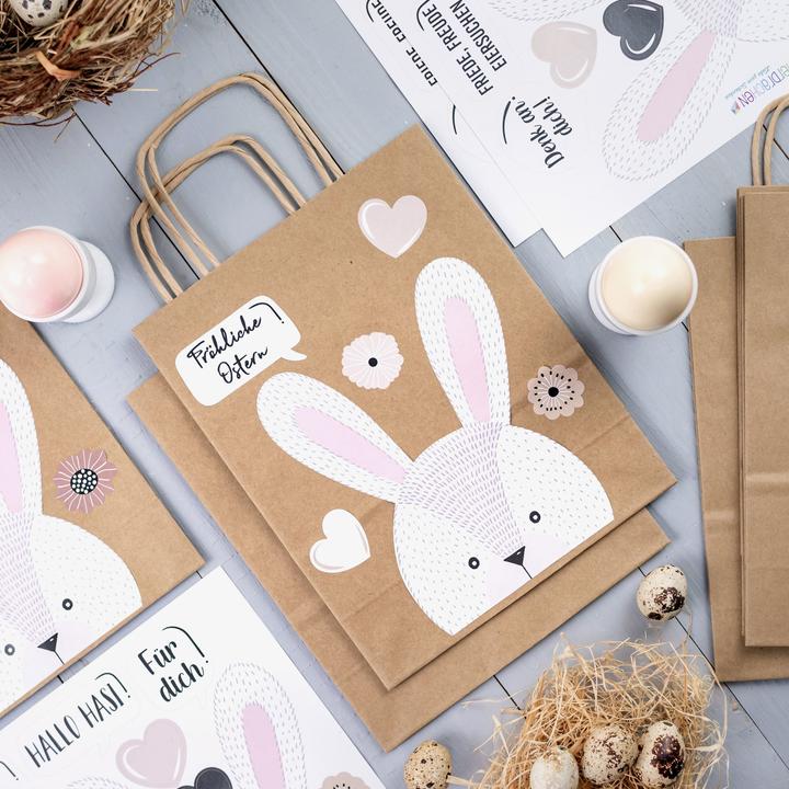 Image du produit Papierdrachen Anse de sac de Pâques XXL (6x)