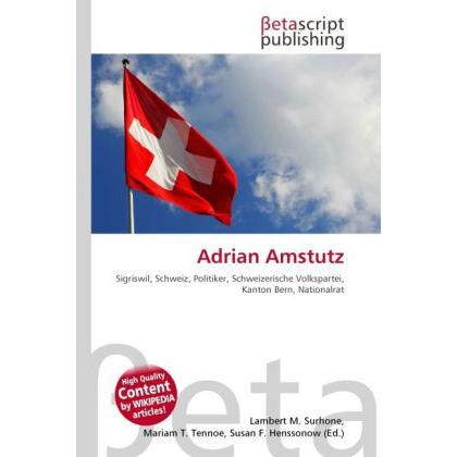 Adrian Amstutz, Fachbücher