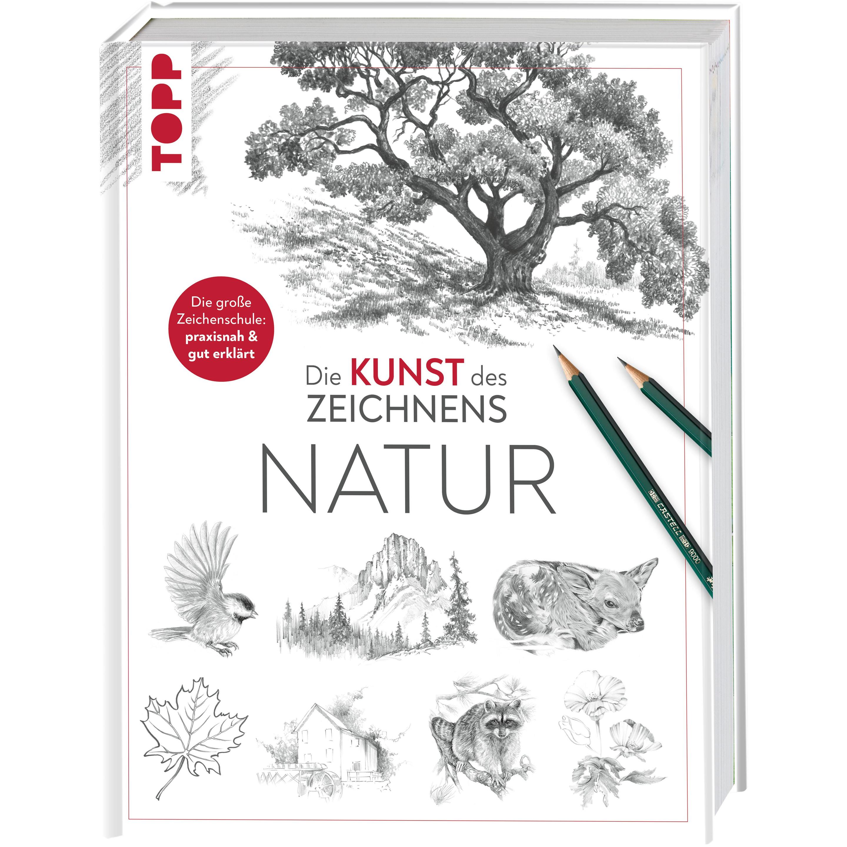 Die Kunst des Zeichnens - Natur, Ratgeber von frechverlag