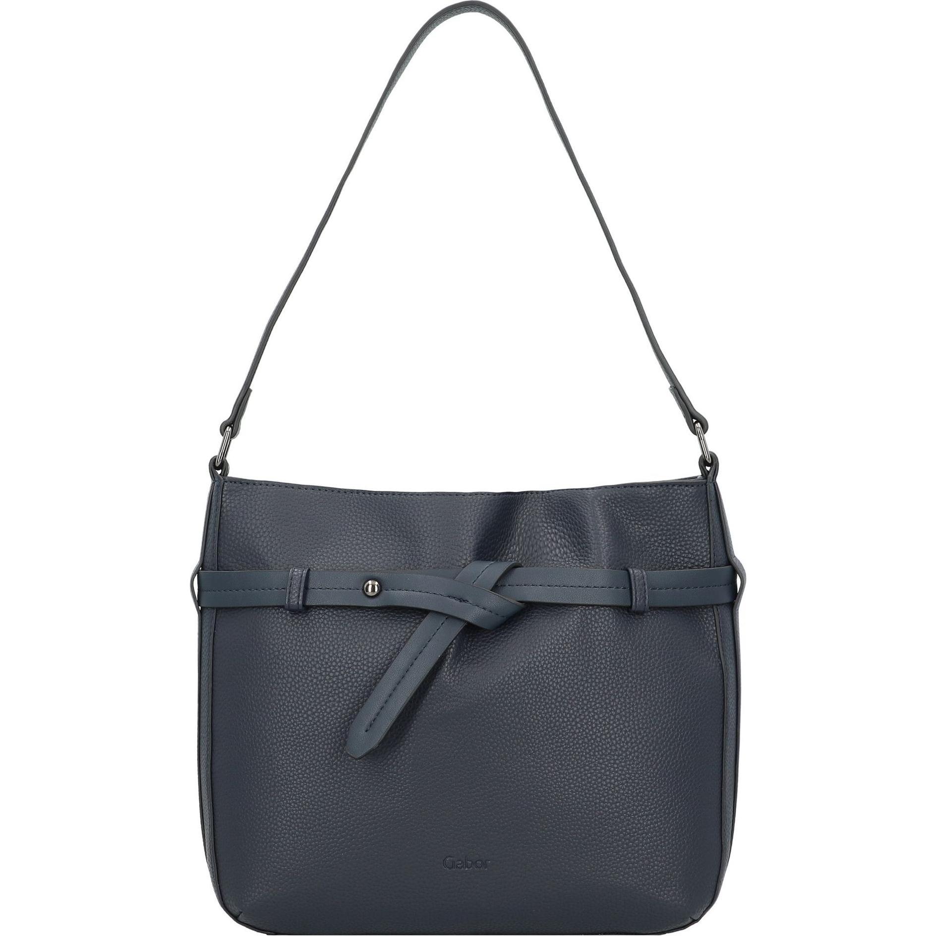 Gabor, Handtasche, Latissa Schultertasche M 31 cm, Blau