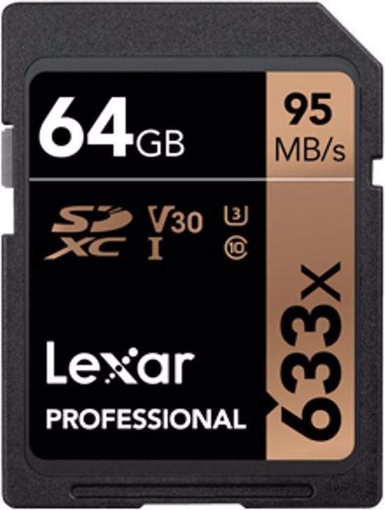 Immagine prodotto Lexar Professionale 633x (64 GB, SDXC, U3, UHS-I)