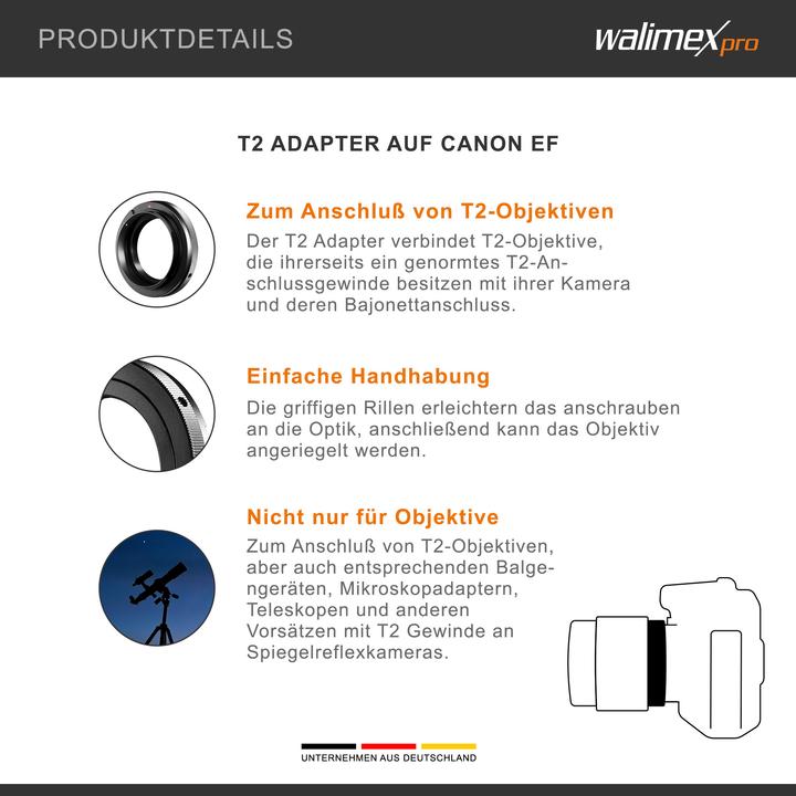 Produktbild Kipon T2 an Canon EF