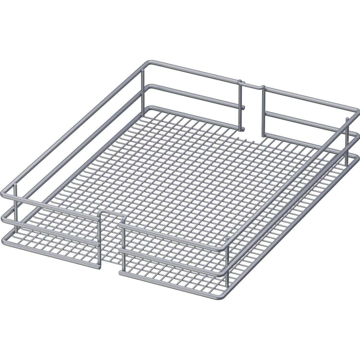 Vauth-Sagel, Möbelausstattung, Vatuh Sagel VS-Tal Larder Einhängekorb Hochschrank Korb Saphir KB 300 mm silber