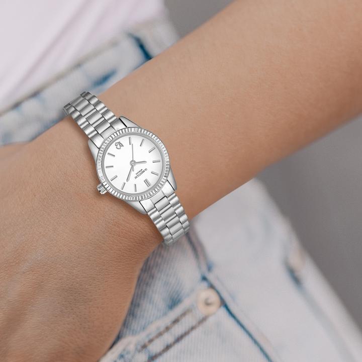Actual product image Glanzstücke München Damen Quarzuhr silber Edelstahl silber - 38008 (25 mm)