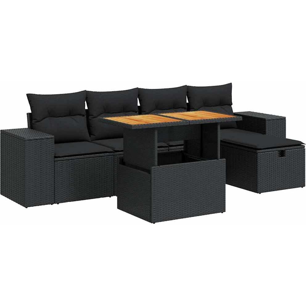 VidaXL, Gartenlounge, 10-tlg. Garten-Lounge-Set mit Kissen