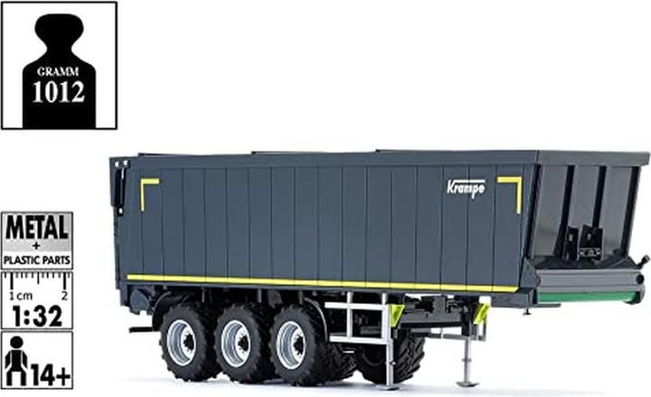 Actual product image Wiking 0776 58 Gauge 1 Krampe Rollbandwagen SB II 30/1070, grey