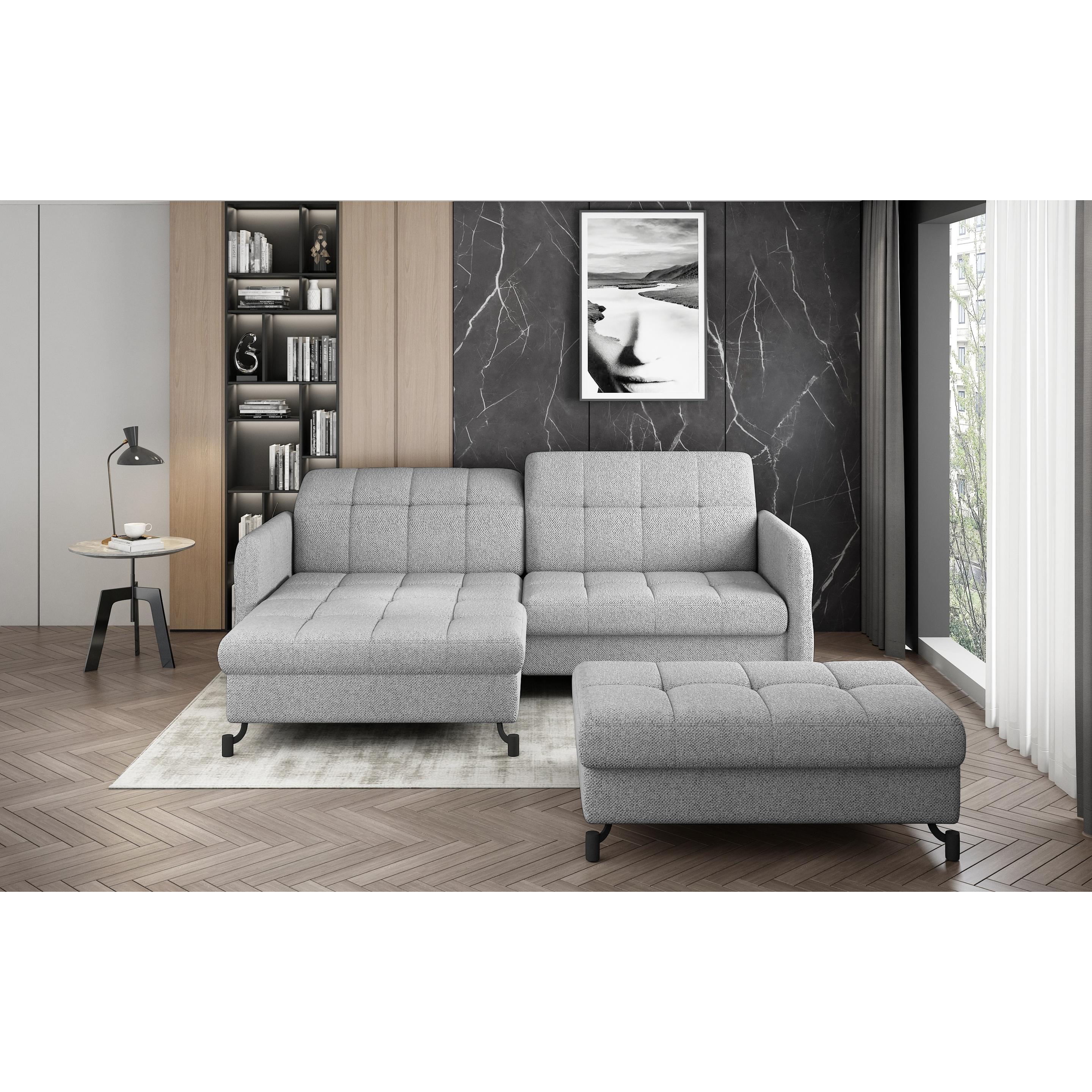 ELTAP, Sofa, Narożnik Lorelle + Pouf (Ecksofa, Polstergruppe, Bettsofa)