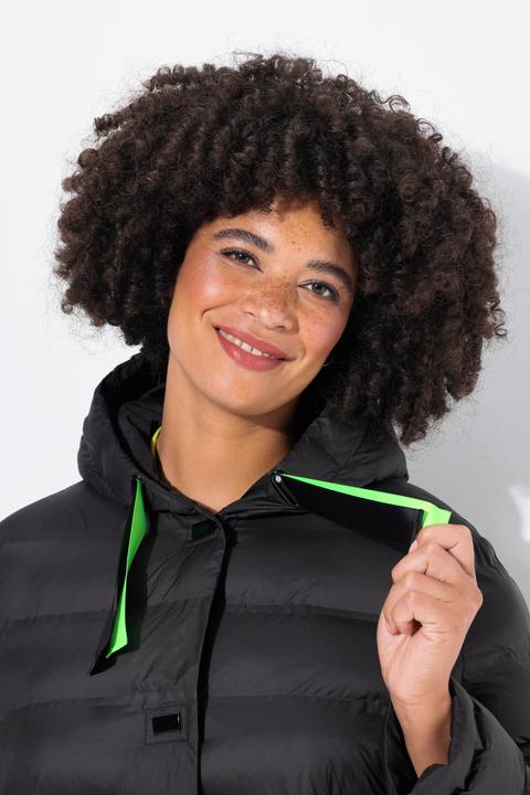Produktbild Angel of Style Steppmantel, Straight Fit, Kapuze, Neon-Bänder (44)