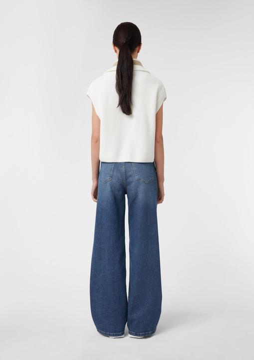 Produktbild Comma Strickjacke Pullunder mit Troyer-Kragen im Boxy Fit (40)