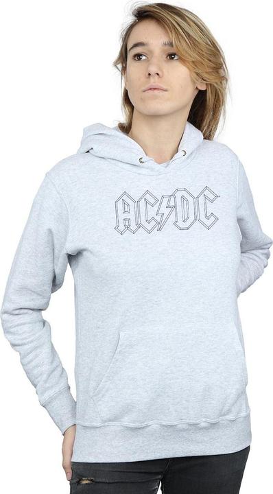 Produktbild AC/DC Schwarz Outline Logo Hoodie (S)