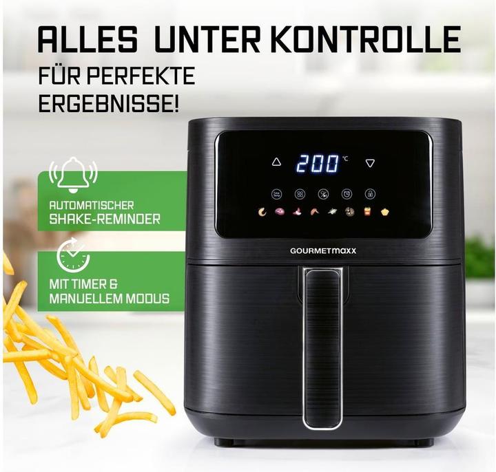 Actual product image Gourmetmaxx Heissluft-Fritteuse AirGenius S 4.5 l, Detailfarbe