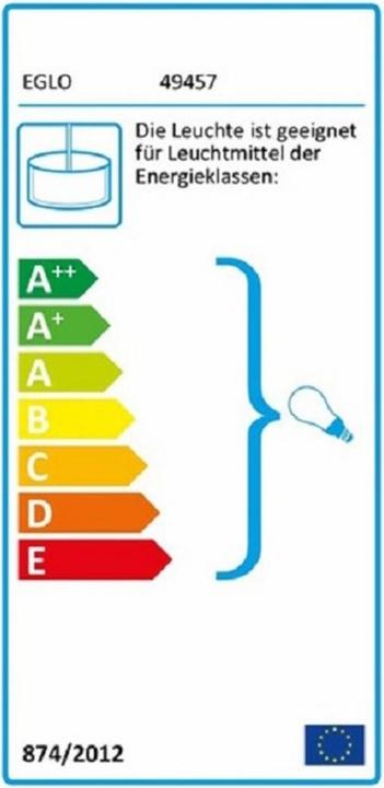 Label énergétique EGLO Stockbury (E27)