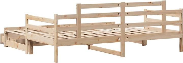 Actual product image vidaXL Extendable day bed with drawers
