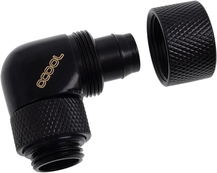 Actual product image Alphacool 13/10mm icicle 90° rotatable G1/4