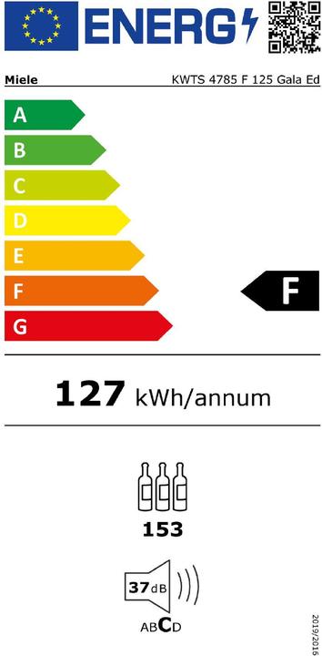 Energy Label Miele KWTS 4785 F 125 Gala Ed