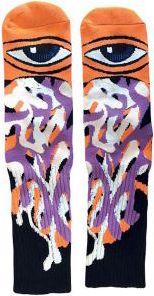 Actual product image Toy Machine Barfer Sect Crew Socks (Single pack, One size)
