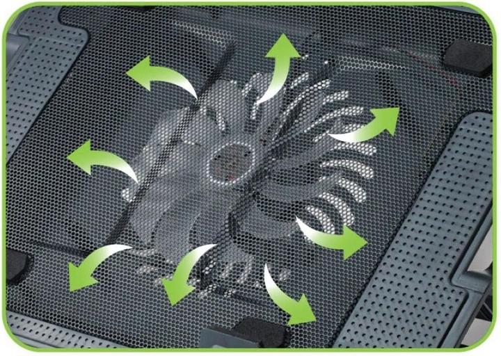 Produktbild Techly 106244 Notebook computer cooling pad and adjustable stand, iki 17.3