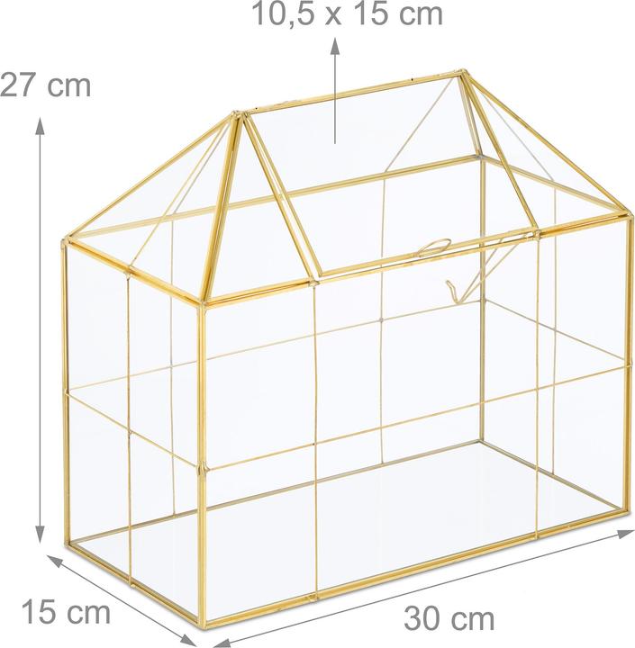 Actual product image Relaxdays Plant terrarium