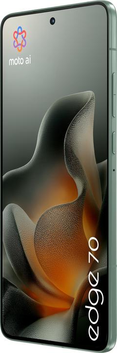 Actual product image Motorola Edge 70 6.7 Dual SIM Android 16 USB Type-C 12 GB 512 GB 4800 mAh Grün (512 GB, Green, Pantone Lily Pad, 6.70", Dual SIM, 5G)