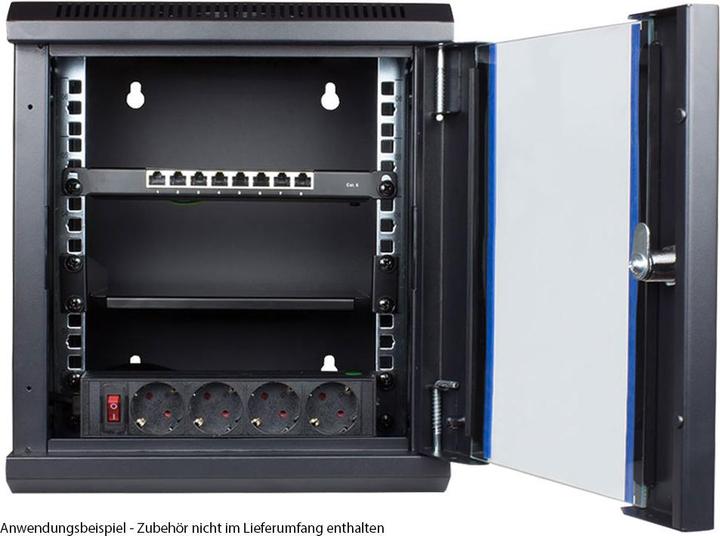 Produktbild Alcasa GC-R0103 Rack 9U Wandmontiertes Regal (9 HE, 10 Zoll Rack)