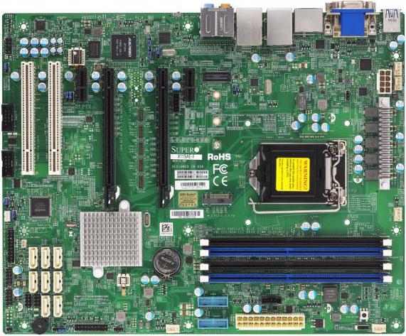 Actual product image Supermicro X11SAE-F (LGA 1151, Intel C236, ATX)