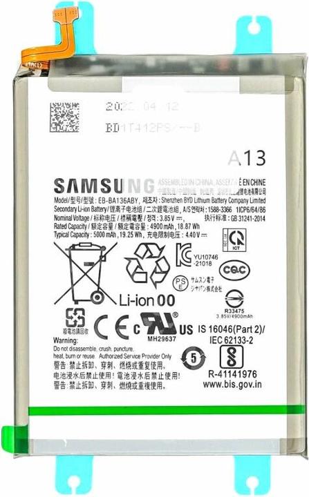 Immagine prodotto Samsung Batteria EB-BA136ABY 5000mAh A136 Galaxy A13 5G GH82-27431A