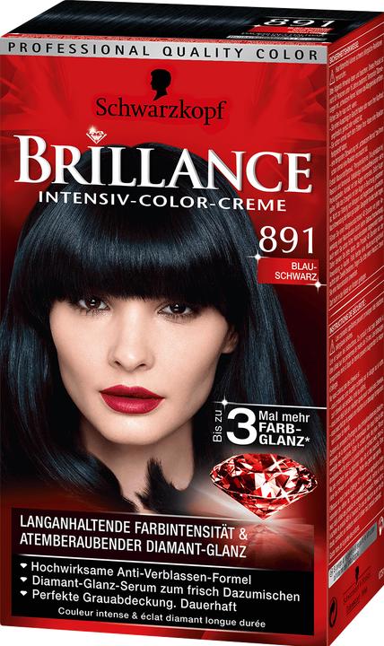 Schwarzkopf Brillance (891 Blauschwarz)