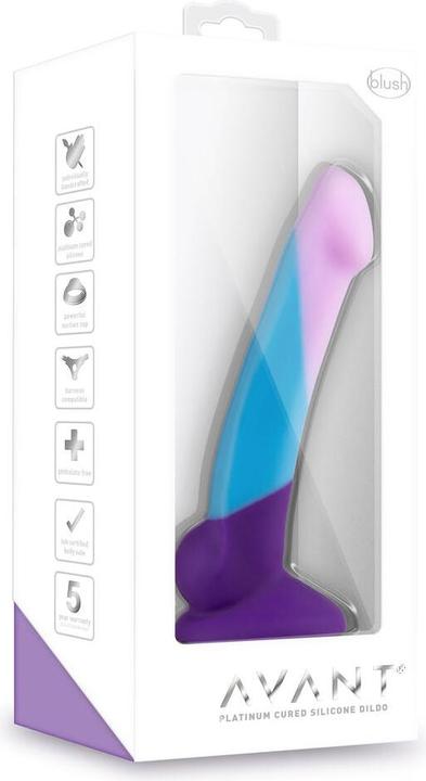 Actual product image Avant â Suko SilikonDildo mit Saugnapf â Purple Haze