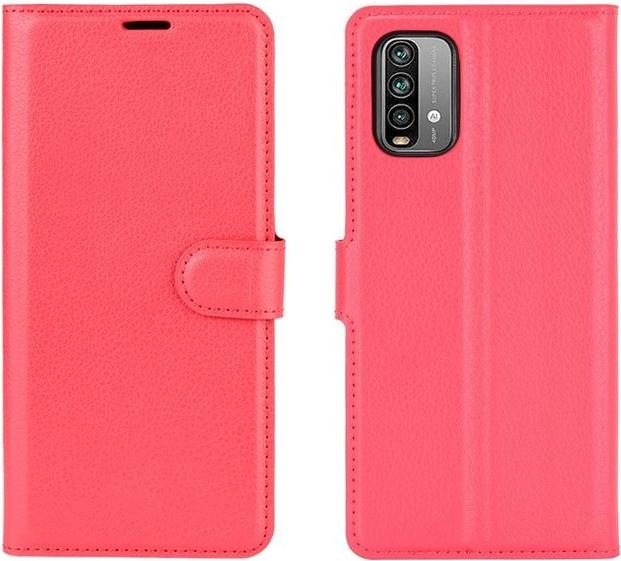 Produktbild MU Classic Litchi Leder Bookcover Series (Realme 9 4G, Xiaomi Redmi 9T)