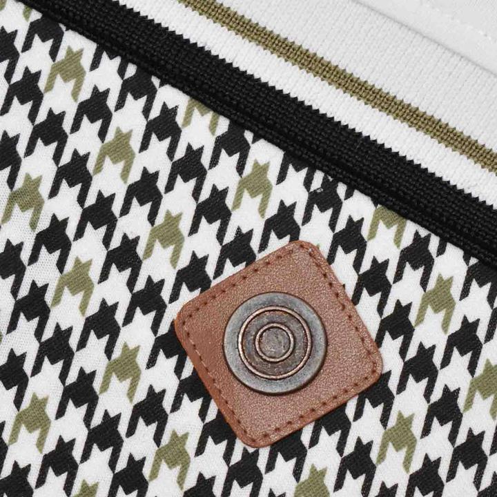 Actual product image Lambretta Mens SS24 Houndstooth Polo Shirt (4XL)