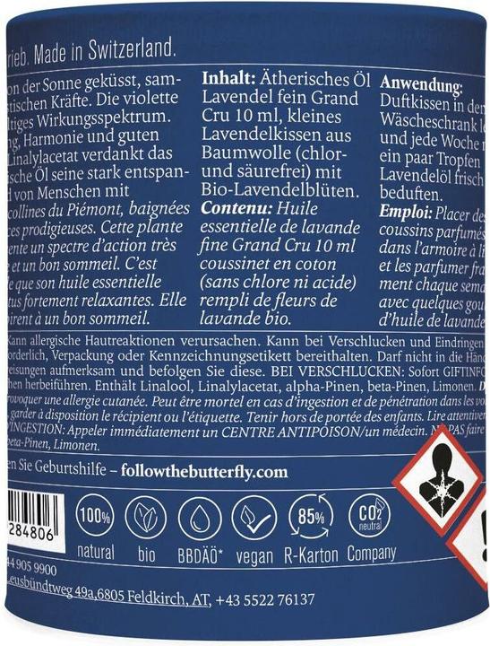 Immagine prodotto Farfalla Lavanda fine