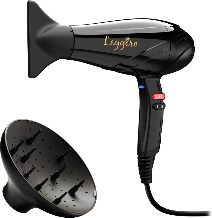 Produktbild GAMA GA.MA LEGGERO, Sort, 3 m, 2100 W, 215 mm, 540 g (2100 W)