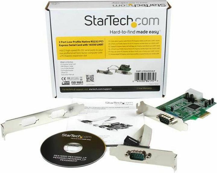 Actual product image StarTech Pci Express Serial Card