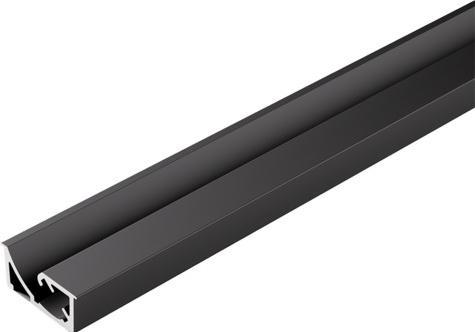 Halemeier ChannelLine S2 schwarz L=2500 Aluprofil