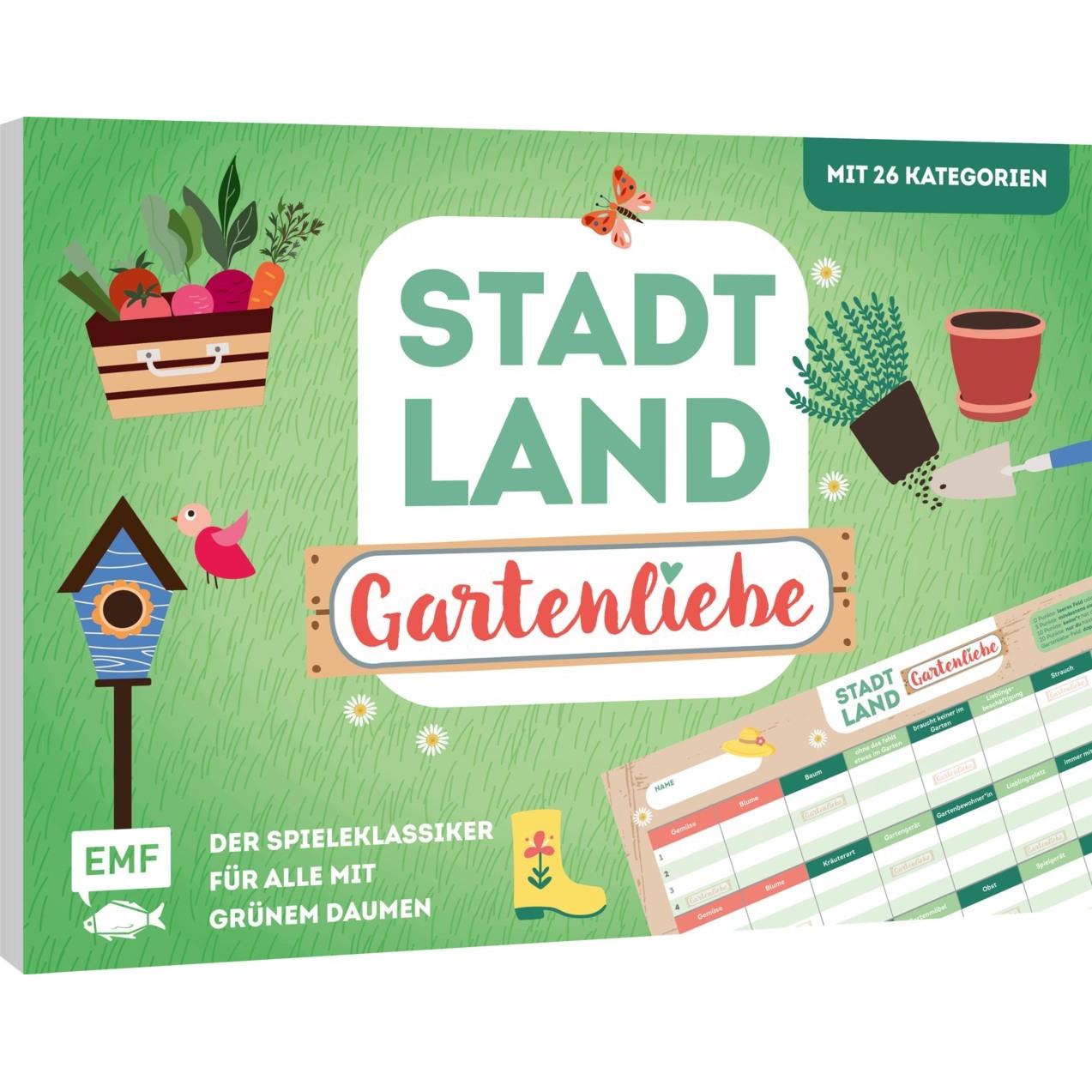 Thumbnail - Edition Fischer Stadt, Land, Gartenliebe – Der Spieleklassiker für alle mit grünem Daumen (Deutsch)