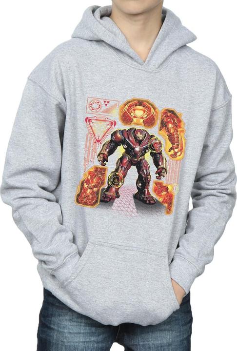 Produktbild Avengers Infinity War Hulkbuster Blueprint Kapuzenpullover Jungen (116)