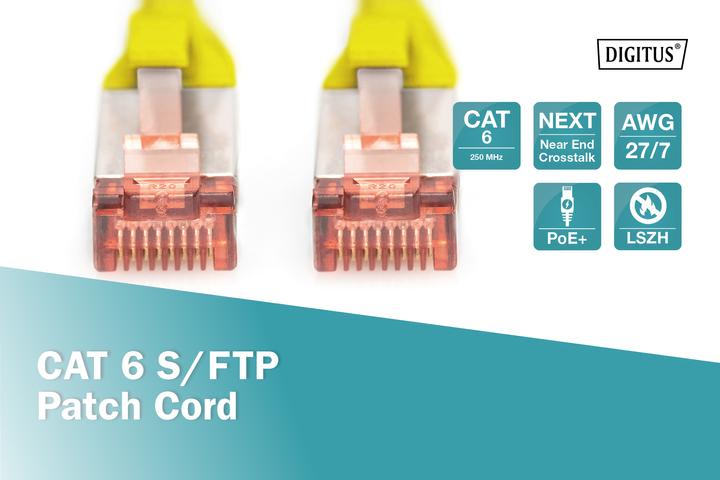 Image du produit Digitus Câble réseau (S/FTP, CAT6, 1 m)
