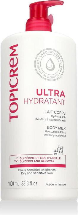 Actual product image Topicrem Ultra Hidratante (Body cream, 1000 ml)