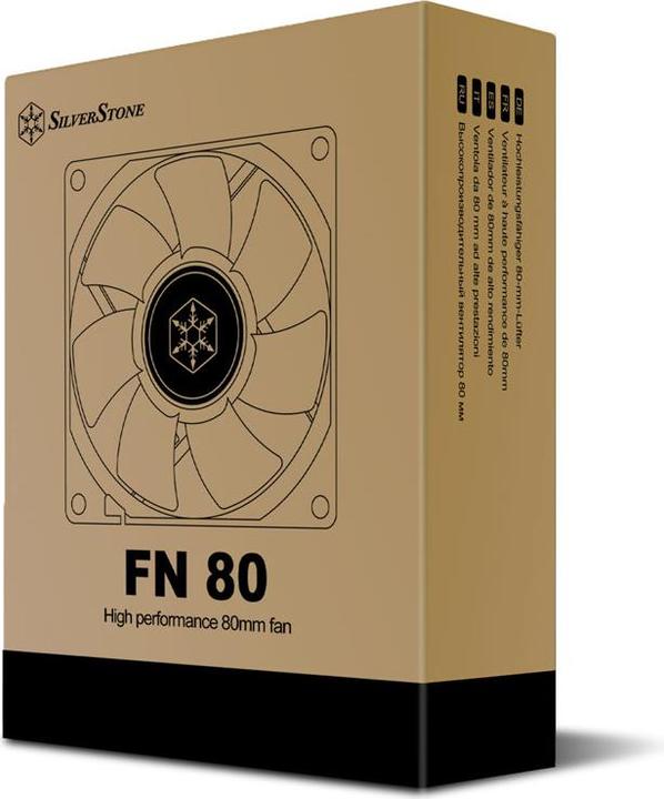 Produktbild Silverstone SST-FN80B - High performance 80mm fan (80 mm, 1x)