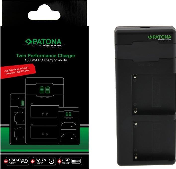 Image du produit Patona Premium Twin Charg. Nikon EN-EL15 (Chargeur de batterie d'appareil photo)