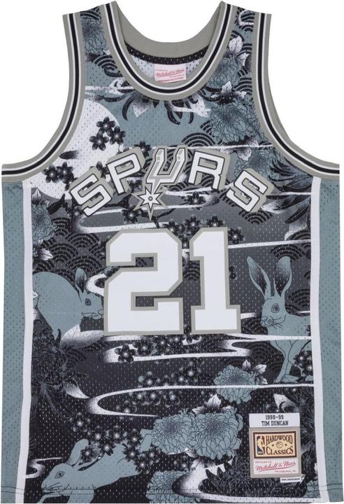 Actual product image Mitchell & Ness Swingman Mesh Jersey San Antonio Spurs ASIAN Tim Duncan - M (M)