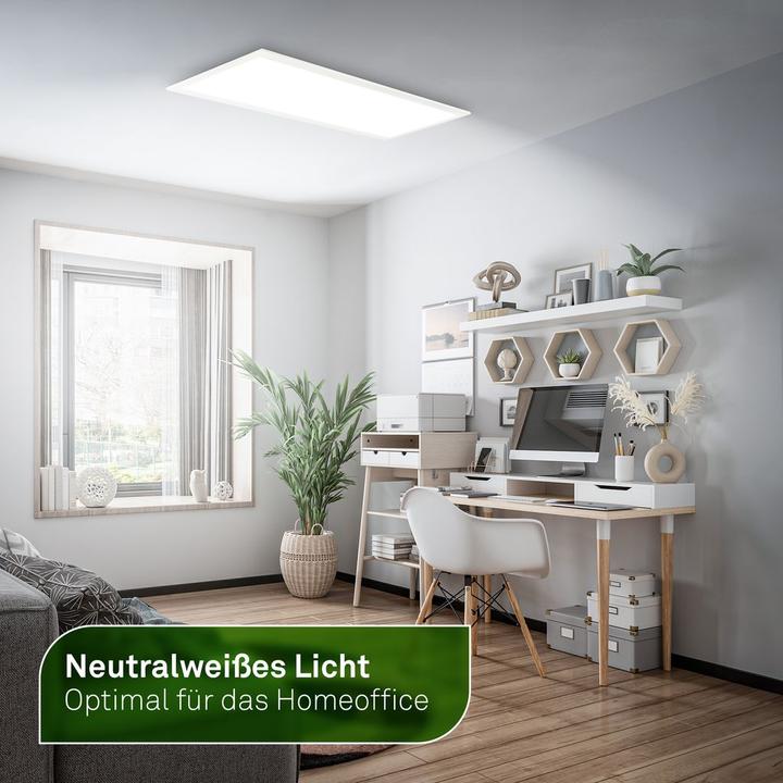 Produktbild Briloner SIMPLE A ultraeffizientes IP20 LED Panel - Weiss (2900 lm)