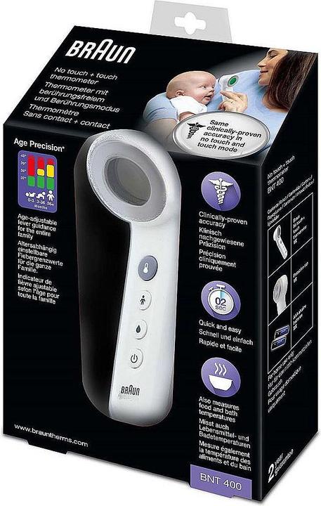 Actual product image Braun BNT 400 No Touch (Forehead, Non-contact)