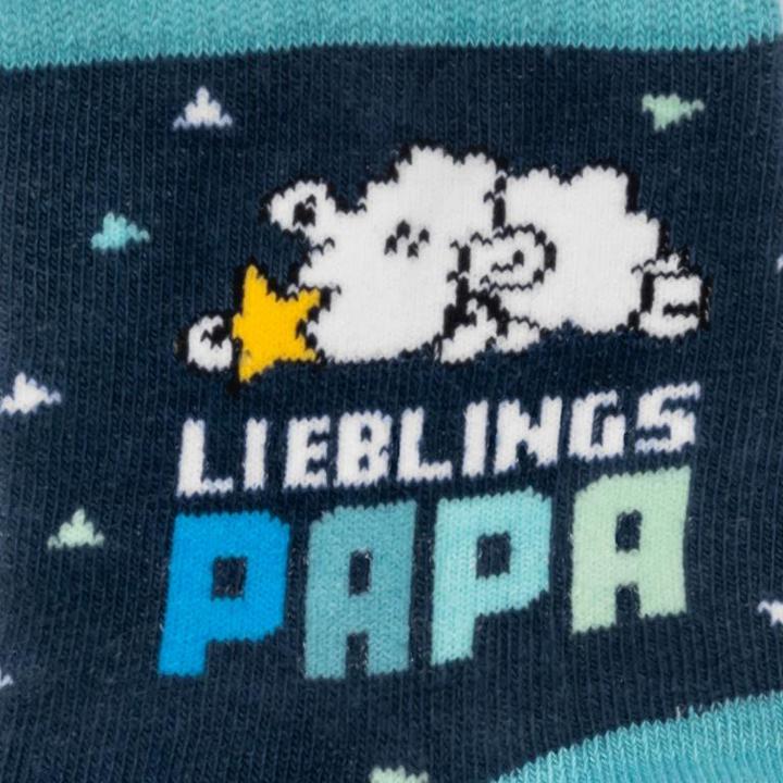 Actual product image Sheepworld Zaubersocken Motiv "Lieblingspapa" (Single pack, 40 - 46)
