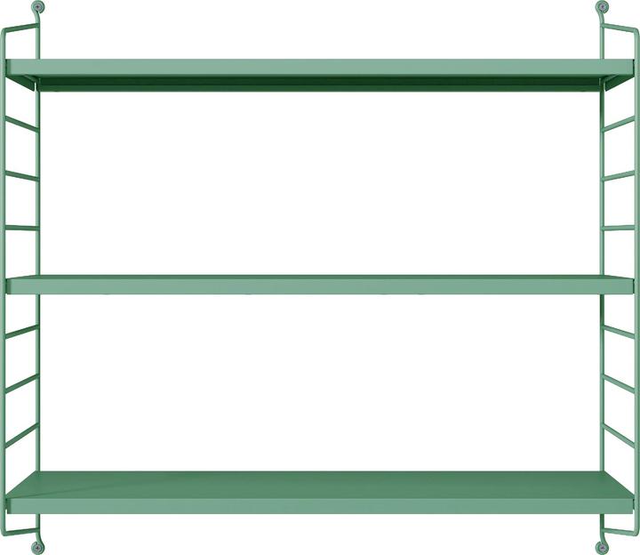 Actual product image En.Casa Modular wall shelf Strängnäs set of 3 pastel green